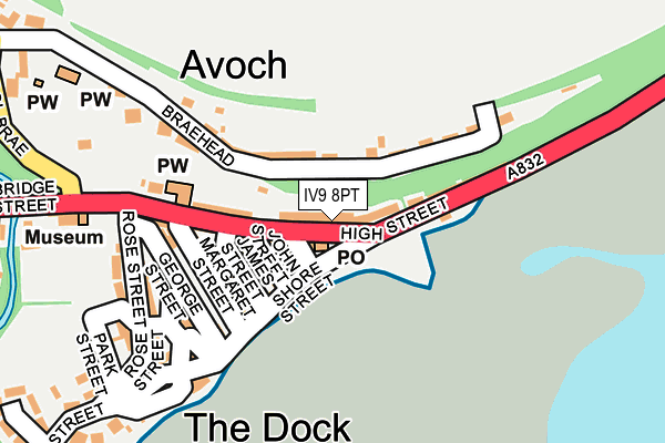 IV9 8PT map - OS OpenMap – Local (Ordnance Survey) IV9 8PT map - OS OpenMap – Local (Ordnance Survey)