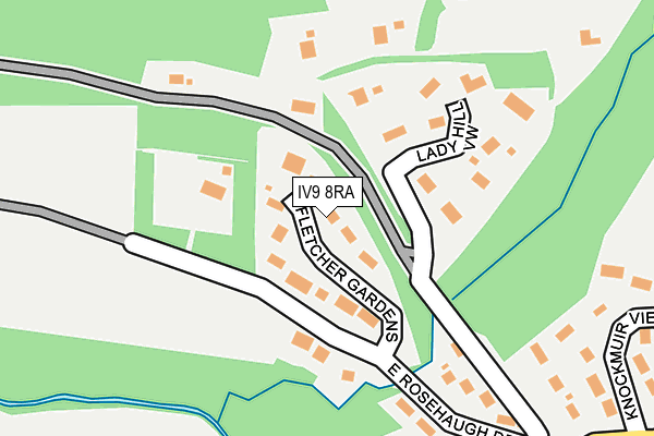 IV9 8RA map - OS OpenMap – Local (Ordnance Survey) IV9 8RA map - OS OpenMap – Local (Ordnance Survey)