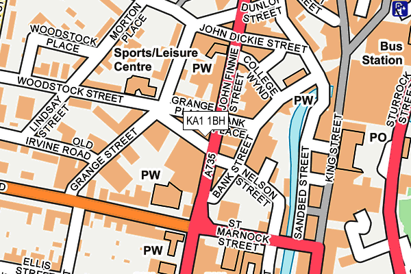 KA1 1BH map - OS OpenMap – Local (Ordnance Survey)