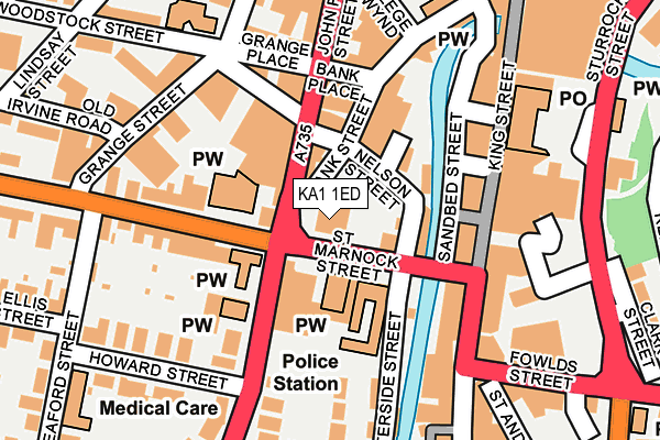 KA1 1ED map - OS OpenMap – Local (Ordnance Survey) KA1 1ED map - OS OpenMap – Local (Ordnance Survey)