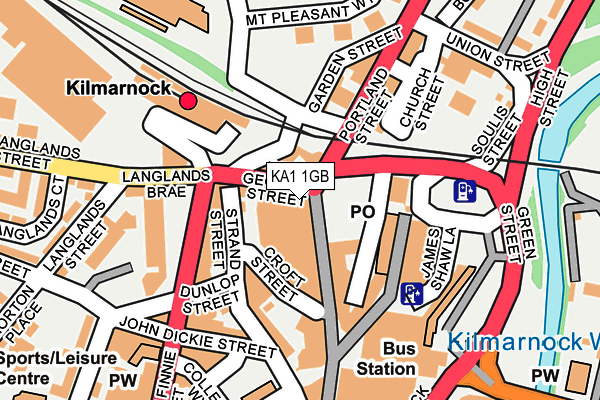 KA1 1GB map - OS OpenMap – Local (Ordnance Survey) KA1 1GB map - OS OpenMap – Local (Ordnance Survey)