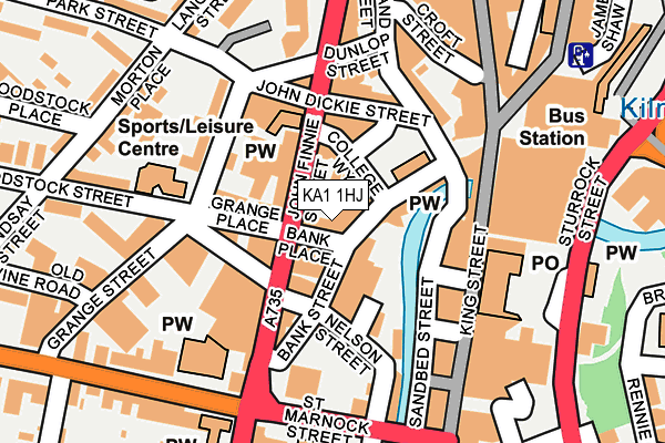 KA1 1HJ map - OS OpenMap – Local (Ordnance Survey) KA1 1HJ map - OS OpenMap – Local (Ordnance Survey)