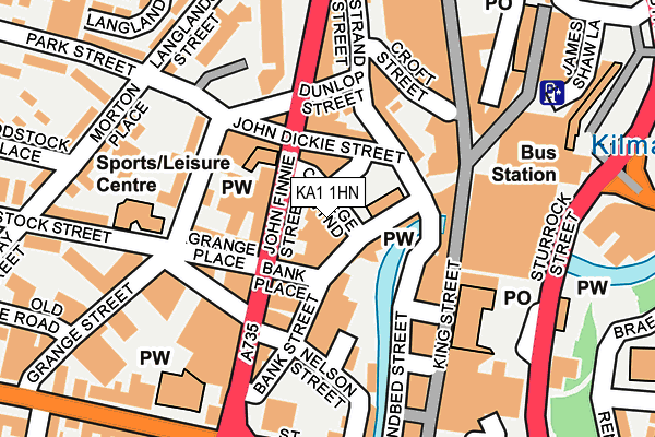KA1 1HN map - OS OpenMap – Local (Ordnance Survey) KA1 1HN map - OS OpenMap – Local (Ordnance Survey)