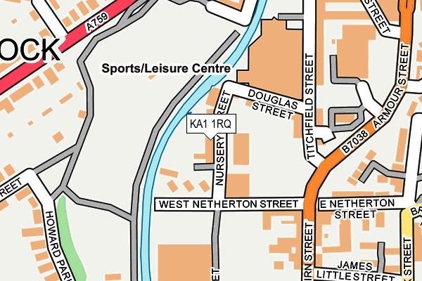 KA1 1RQ map - OS OpenMap – Local (Ordnance Survey) KA1 1RQ map - OS OpenMap – Local (Ordnance Survey)