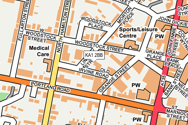 KA1 2BB map - OS OpenMap – Local (Ordnance Survey) KA1 2BB map - OS OpenMap – Local (Ordnance Survey)