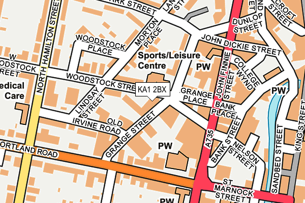 KA1 2BX map - OS OpenMap – Local (Ordnance Survey) KA1 2BX map - OS OpenMap – Local (Ordnance Survey)