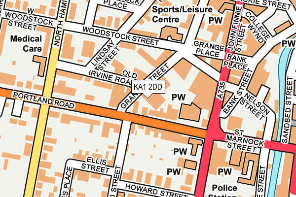 KA1 2DD map - OS OpenMap – Local (Ordnance Survey) KA1 2DD map - OS OpenMap – Local (Ordnance Survey)