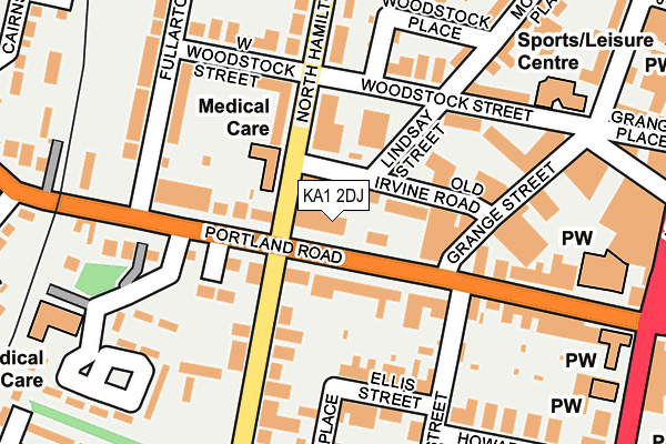 KA1 2DJ map - OS OpenMap – Local (Ordnance Survey) KA1 2DJ map - OS OpenMap – Local (Ordnance Survey)