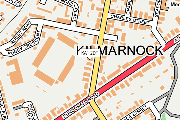 KA1 2DT map - OS OpenMap – Local (Ordnance Survey) KA1 2DT map - OS OpenMap – Local (Ordnance Survey)
