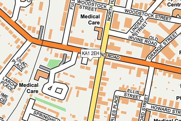 KA1 2EH map - OS OpenMap – Local (Ordnance Survey) KA1 2EH map - OS OpenMap – Local (Ordnance Survey)