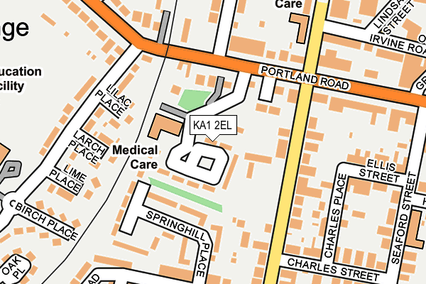 KA1 2EL map - OS OpenMap – Local (Ordnance Survey) KA1 2EL map - OS OpenMap – Local (Ordnance Survey)
