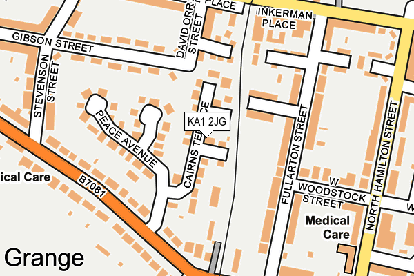 KA1 2JG map - OS OpenMap – Local (Ordnance Survey) KA1 2JG map - OS OpenMap – Local (Ordnance Survey)