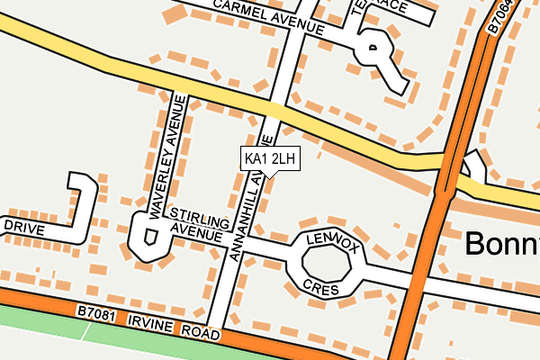 KA1 2LH map - OS OpenMap – Local (Ordnance Survey) KA1 2LH map - OS OpenMap – Local (Ordnance Survey)