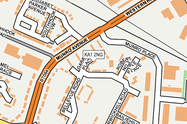 KA1 2NG map - OS OpenMap – Local (Ordnance Survey) KA1 2NG map - OS OpenMap – Local (Ordnance Survey)