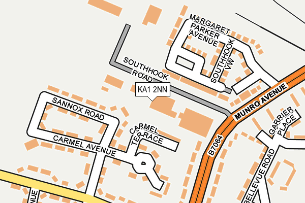 KA1 2NN map - OS OpenMap – Local (Ordnance Survey) KA1 2NN map - OS OpenMap – Local (Ordnance Survey)