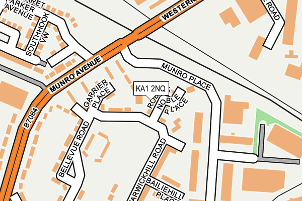 KA1 2NQ map - OS OpenMap – Local (Ordnance Survey) KA1 2NQ map - OS OpenMap – Local (Ordnance Survey)