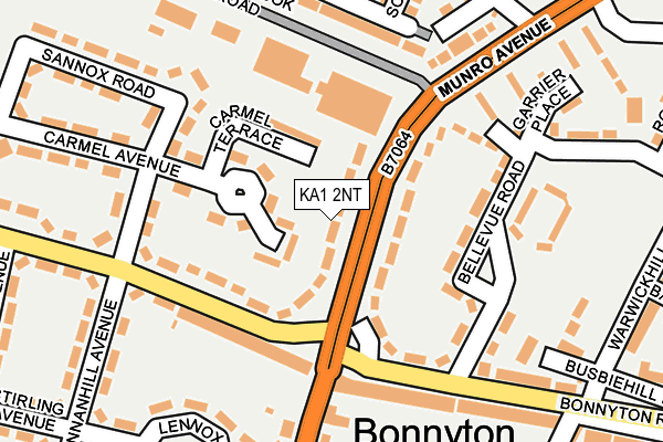 KA1 2NT map - OS OpenMap – Local (Ordnance Survey) KA1 2NT map - OS OpenMap – Local (Ordnance Survey)