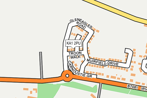 KA1 2PU map - OS OpenMap – Local (Ordnance Survey) KA1 2PU map - OS OpenMap – Local (Ordnance Survey)