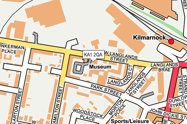 KA1 2QA map - OS OpenMap – Local (Ordnance Survey) KA1 2QA map - OS OpenMap – Local (Ordnance Survey)