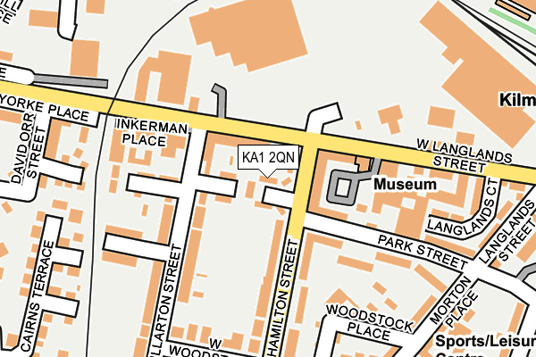 KA1 2QN map - OS OpenMap – Local (Ordnance Survey) KA1 2QN map - OS OpenMap – Local (Ordnance Survey)