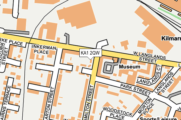 KA1 2QW map - OS OpenMap – Local (Ordnance Survey) KA1 2QW map - OS OpenMap – Local (Ordnance Survey)