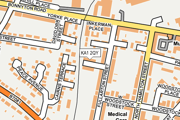 KA1 2QY map - OS OpenMap – Local (Ordnance Survey) KA1 2QY map - OS OpenMap – Local (Ordnance Survey)