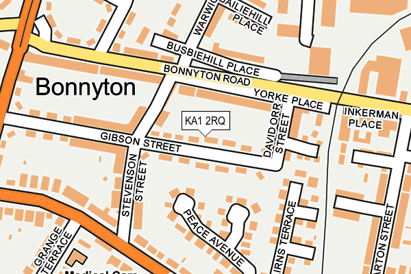 KA1 2RQ map - OS OpenMap – Local (Ordnance Survey) KA1 2RQ map - OS OpenMap – Local (Ordnance Survey)
