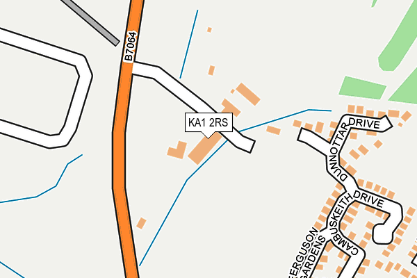 KA1 2RS map - OS OpenMap – Local (Ordnance Survey) KA1 2RS map - OS OpenMap – Local (Ordnance Survey)
