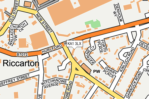 KA1 3LX map - OS OpenMap – Local (Ordnance Survey) KA1 3LX map - OS OpenMap – Local (Ordnance Survey)