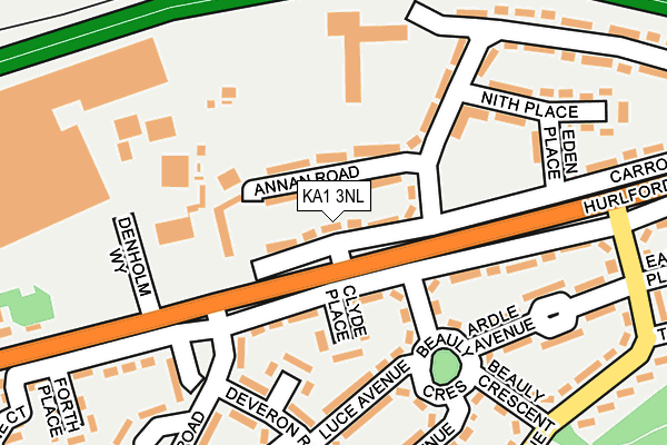 KA1 3NL map - OS OpenMap – Local (Ordnance Survey) KA1 3NL map - OS OpenMap – Local (Ordnance Survey)