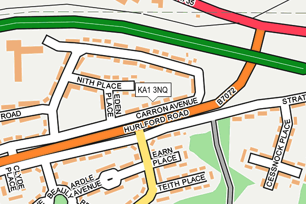 KA1 3NQ map - OS OpenMap – Local (Ordnance Survey) KA1 3NQ map - OS OpenMap – Local (Ordnance Survey)