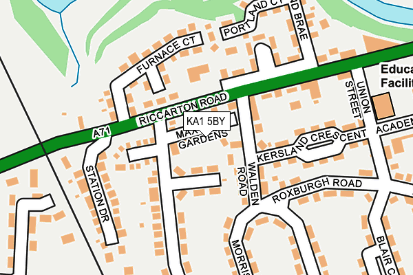 KA1 5BY map - OS OpenMap – Local (Ordnance Survey) KA1 5BY map - OS OpenMap – Local (Ordnance Survey)