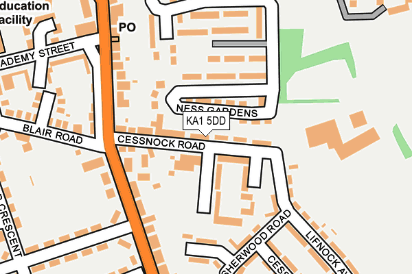 KA1 5DD map - OS OpenMap – Local (Ordnance Survey) KA1 5DD map - OS OpenMap – Local (Ordnance Survey)