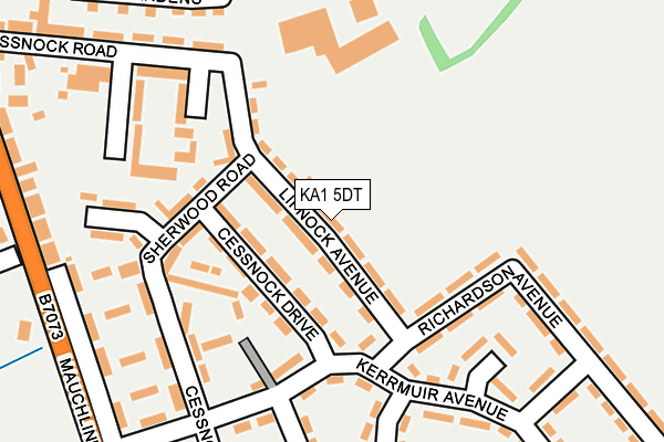 KA1 5DT map - OS OpenMap – Local (Ordnance Survey) KA1 5DT map - OS OpenMap – Local (Ordnance Survey)