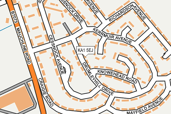 KA1 5EJ map - OS OpenMap – Local (Ordnance Survey) KA1 5EJ map - OS OpenMap – Local (Ordnance Survey)