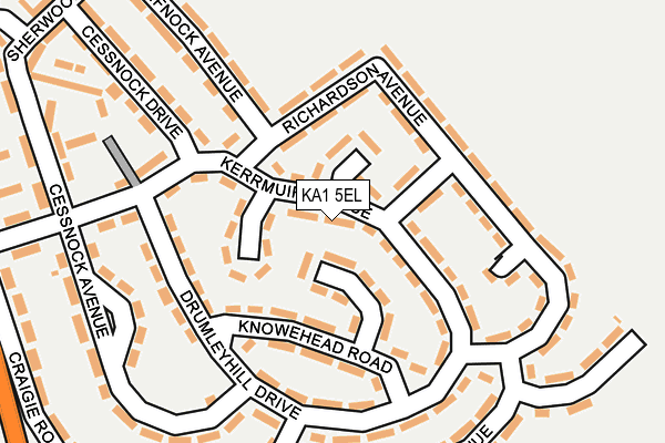 KA1 5EL map - OS OpenMap – Local (Ordnance Survey) KA1 5EL map - OS OpenMap – Local (Ordnance Survey)