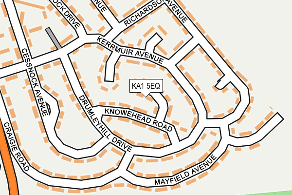 KA1 5EQ map - OS OpenMap – Local (Ordnance Survey) KA1 5EQ map - OS OpenMap – Local (Ordnance Survey)