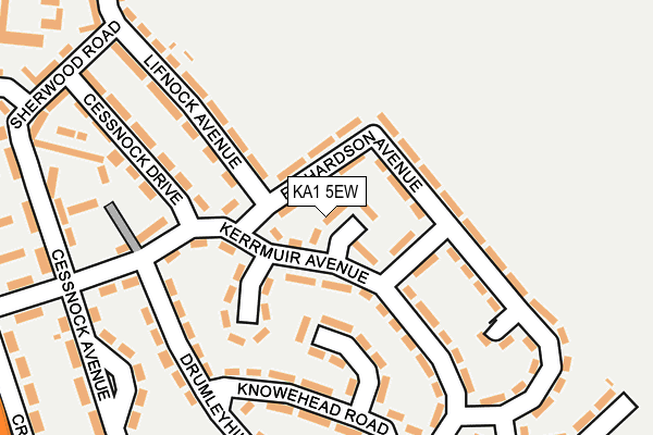 KA1 5EW map - OS OpenMap – Local (Ordnance Survey) KA1 5EW map - OS OpenMap – Local (Ordnance Survey)