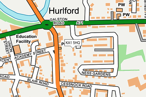 KA1 5HQ map - OS OpenMap – Local (Ordnance Survey)