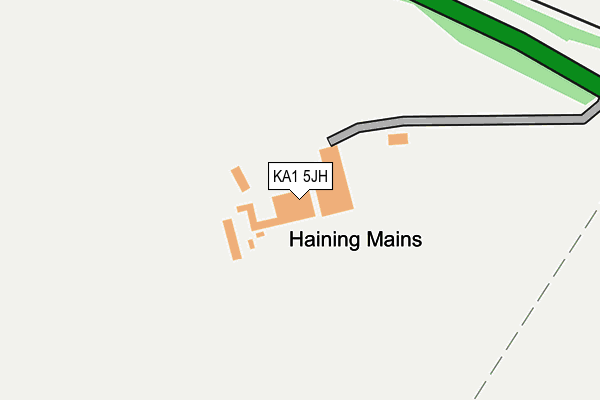 KA1 5JH map - OS OpenMap – Local (Ordnance Survey) KA1 5JH map - OS OpenMap – Local (Ordnance Survey)