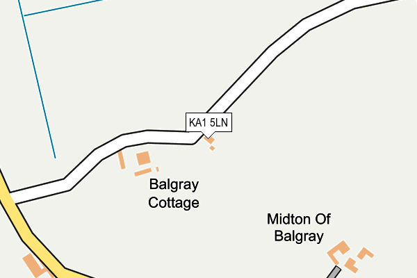 KA1 5LN map - OS OpenMap – Local (Ordnance Survey)