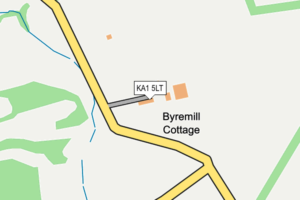 KA1 5LT map - OS OpenMap – Local (Ordnance Survey) KA1 5LT map - OS OpenMap – Local (Ordnance Survey)