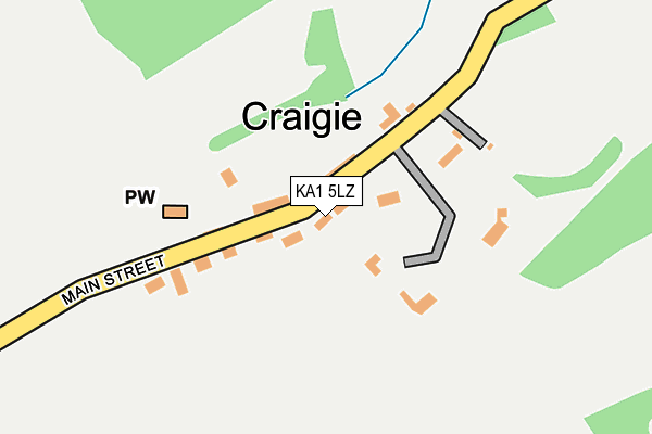 KA1 5LZ map - OS OpenMap – Local (Ordnance Survey) KA1 5LZ map - OS OpenMap – Local (Ordnance Survey)