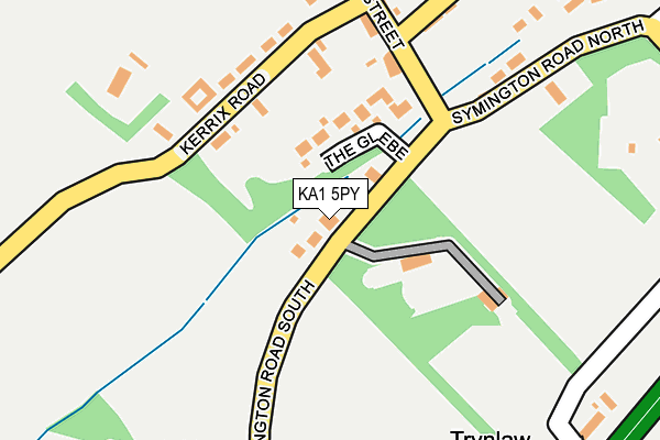 KA1 5PY map - OS OpenMap – Local (Ordnance Survey) KA1 5PY map - OS OpenMap – Local (Ordnance Survey)