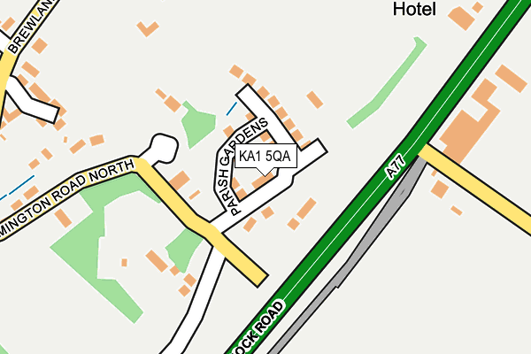 KA1 5QA map - OS OpenMap – Local (Ordnance Survey) KA1 5QA map - OS OpenMap – Local (Ordnance Survey)