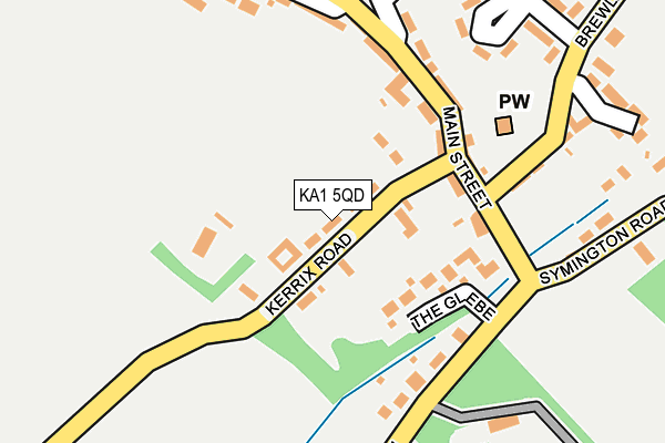 KA1 5QD map - OS OpenMap – Local (Ordnance Survey) KA1 5QD map - OS OpenMap – Local (Ordnance Survey)