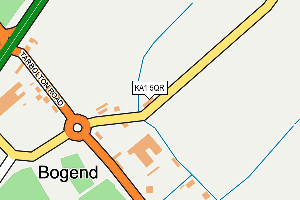 KA1 5QR map - OS OpenMap – Local (Ordnance Survey) KA1 5QR map - OS OpenMap – Local (Ordnance Survey)