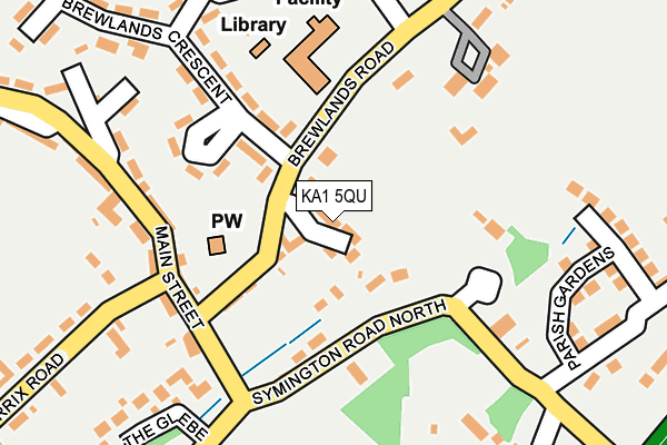 KA1 5QU map - OS OpenMap – Local (Ordnance Survey) KA1 5QU map - OS OpenMap – Local (Ordnance Survey)