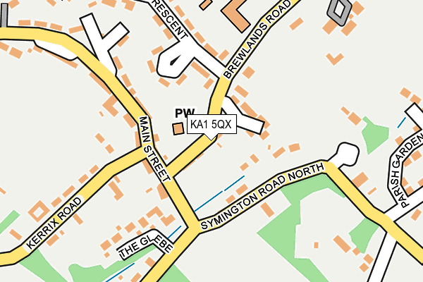KA1 5QX map - OS OpenMap – Local (Ordnance Survey) KA1 5QX map - OS OpenMap – Local (Ordnance Survey)