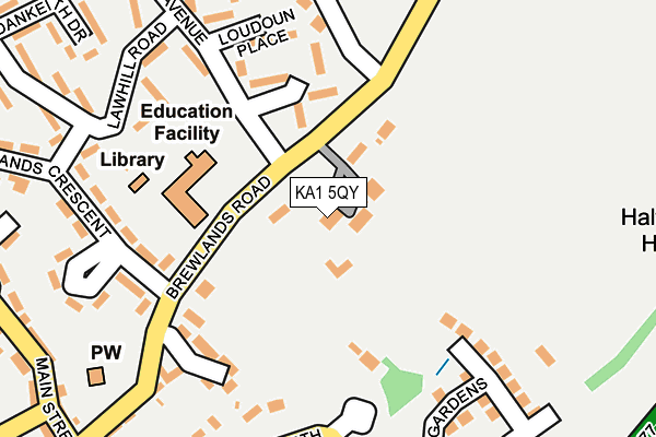 KA1 5QY map - OS OpenMap – Local (Ordnance Survey) KA1 5QY map - OS OpenMap – Local (Ordnance Survey)